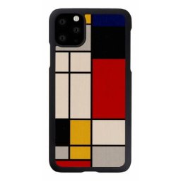 Husa MAN&WOOD SmartPhone case iPhone 11 Pro Max mondrian wood black