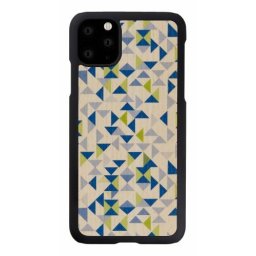 Husa MAN&WOOD SmartPhone case iPhone 11 Pro Max blue triangle black