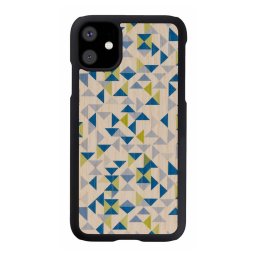 Husa MAN&WOOD SmartPhone case iPhone 11 blue triangle black