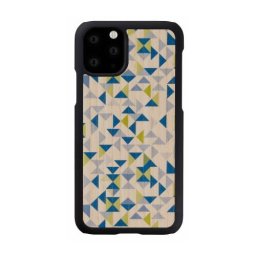Husa MAN&WOOD SmartPhone case iPhone 11 Pro blue triangle black