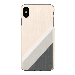 Husa MAN&WOOD SmartPhone case iPhone XS Max gray suit black