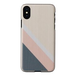 Husa MAN&WOOD SmartPhone case iPhone X/XS pink suit black