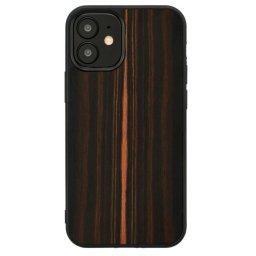 Husa MAN&WOOD case for iPhone 12 mini ebony black