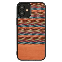 Husa MAN&WOOD case for iPhone 12 mini browny check black