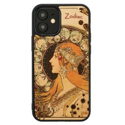Husa MAN&WOOD case for iPhone 12 mini zodiac black