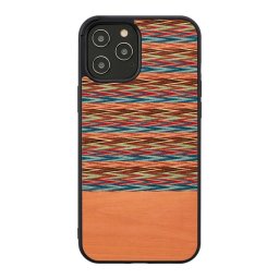 Husa MAN&WOOD case for iPhone 12/12 Pro browny check black