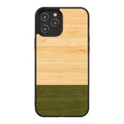 Husa MAN&WOOD case for iPhone 12/12 Pro bamboo forest black