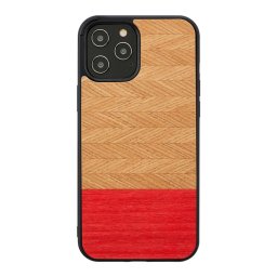 Husa MAN&WOOD case for iPhone 12/12 Pro herringbone azalea black