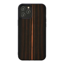 Husa MAN&WOOD case for iPhone 12 Pro Max ebony black