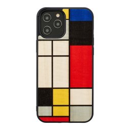 Husa MAN&WOOD case for iPhone 12 Pro Max mondrian wood black