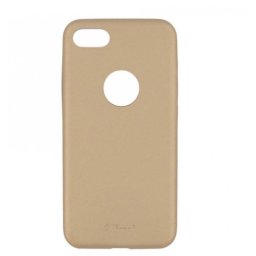 Husa Tellur Cover Slim Synthetic Leather for iPhone 8 gold