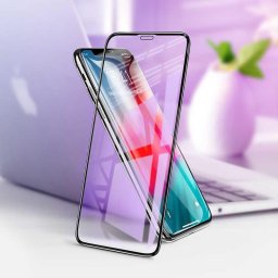 Van Anti-blue Ray Full Screen Tempered Glass iPhone XR (6.1) black (10pcs)