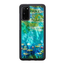 Husa iKins case for Samsung Galaxy S20 water lilies black