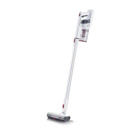 Aspirator vertical fără fir 120W, autonomie 40 min, 22.2V, filtru lavabil, perie electrică cu LED, fără sac, alb