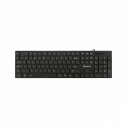Tastatura K-18US 105butoane USB cu fir Negru