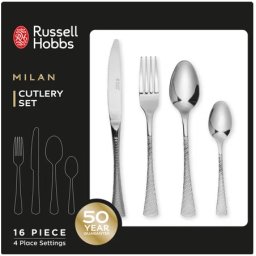 Vesela pentru masa si tacamuri Russell Hobbs RH02229EU7 Milan cutlery set 16pcs