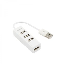 H-204W USB 4 Ports HUB Coconut White