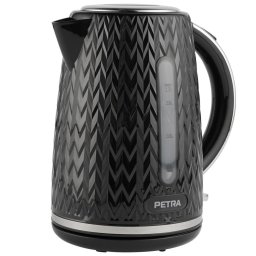 Fierbator Petra PT3864BLKVDEEU10 Chevron Jug Kettle black