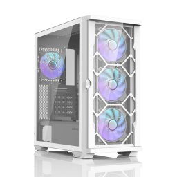 Carcasa Zalman Z10 DUO ATX ZM-IF120 x4 White