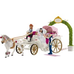 Schleich Horse Club wedding carriage, toy vehicle
