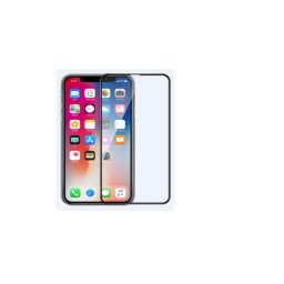 Folie de sticlă securizată anti-amprentă Comma Dun pentru Apple iPhone 11 Pro Max - negru