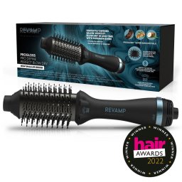 Perie Perie cu aer cald 900W, oval brush 37x58mm, funcție ionică Quad-Ion, 3 trepte, aer rece, înveliș ceramic cu keratină/argan/cocos, negru
