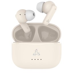 Casti in-ear EB-TWS05, Bluetooth 5.4, 97dB, Li-Po, autonomie 4 ore, Crem