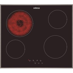 Plita Plita Vitroceramica Incorporabila 4 Zone de Gatit 52 cm Negru Touch Control, Protectie Copii, Oprire Automata, 6.5 kW