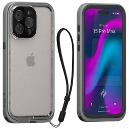 Husa Catalyst Total Protection Case, titanium gray - iPhone 15 Pro Max