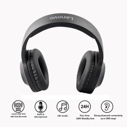 Casti Over-Ear HD116, Bluetooth 5.0, 20mm diametru, 24h, Negru