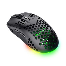 Mouse GXT 929 Helox – Mouse gaming wireless, 2.4 GHz, optic 19.000 DPI, 6 butoane + scroll, lightweight, negru