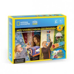 Set de puzzle 3D cu culori și lumină