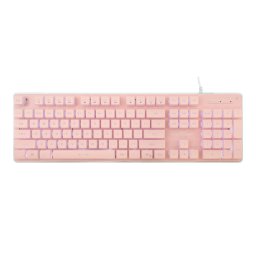 Tastatura Gaming cu fir GK-003441 Tachi Roz