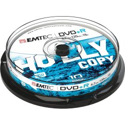 Emtec DVD+R 4,7GB 16x Holly Copy 10 pcs Cake Box