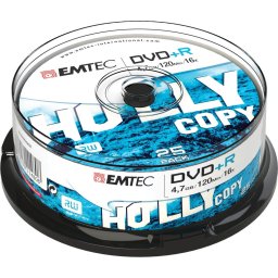 Emtec DVD+R 4,7GB 16x Holly Copy 25 pcs Cake Box