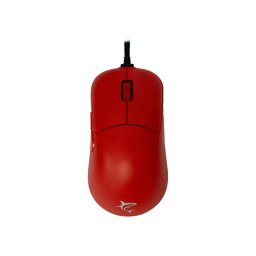 Mouse GM-5014 Graphene – Mouse gaming cu fir USB, optic 12800 DPI, 6 butoane + scroll, iluminare RGB, roșu