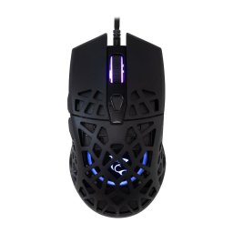 Mouse GM-5018 Caradoc – Mouse gaming cu fir USB, optic 7200 DPI, 7 butoane + scroll, iluminare RGB, negru
