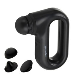 Pistol de Masaj Homedics HHP-120BK, Motor Puternic, Vibratii Profunde, Design Portabil, Pentru Recuperare Musculara, Negru