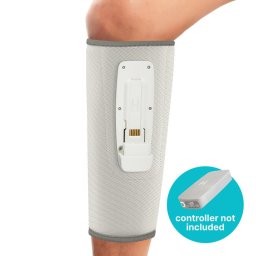 Aparat de masaj pentru gambe compresie + căldură, 5 intensități, 4 programe, 3 trepte Heat, wireless, Gri