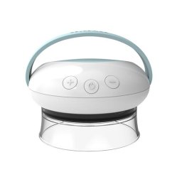 Aparat de masaj anti-celulitic Vacuum + Infraroșu, 3 intensități, cap răcire, 6 capete masaj, Alb