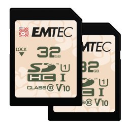 Card memorie Emtec SD 32GB UHS-I U1 V10 Outdoor 2 pcs