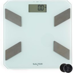 Cantar Cântar corporal digital 180 kg, Analiză corporală completă (BMI, grăsime, apă, masă musculară, masă osoasă, BMR), 9 utilizatori, Display LCD, Sticlă securizată, Pornire/Oprire automată