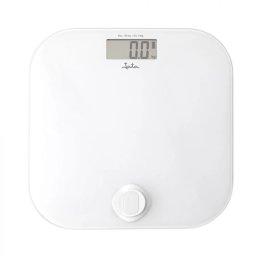 Cantar Cântar corporal digital 150 kg, Analiză corporală (BMI, grăsime, masă musculară), 4 senzori, Display LCD, Sticlă securizată, Pornire/Oprire automată, Alb
