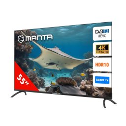 Televizor LED Manta 55LUA123E 55" (140cm), 4K Ultra HD, Android TV, 3x HDMI