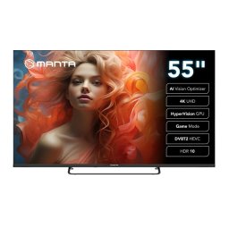 Televizor LED Manta 55LUV125E 55" (140cm), 4K Ultra HD, Android TV, 3x HDMI