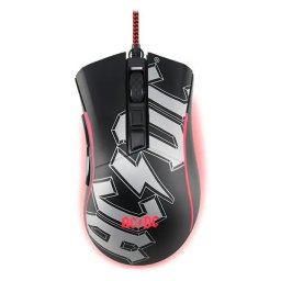 Mouse Gaming AC/DC – gaming USB, optic 7200 DPI, iluminare LED, negru