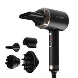 Uscator de par Uscător de păr 1600W, ionizare, 3 viteze, 4 temperaturi, motor digital, 4 accesorii magnetice