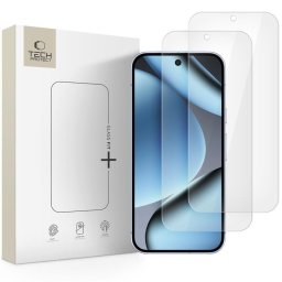 Sticlă securizată Tech-Protect Glass Fit+ pentru Google Pixel 9 Pro XL / 10 Pro XL, pachet 2 bucăți, transparentă