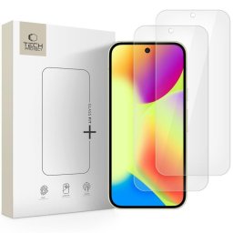 Sticlă securizată Tech-Protect Glass Fit+ pentru Google Pixel 9 / 9 Pro / 10 / 10 Pro, pachet 2 bucăți, transparentă