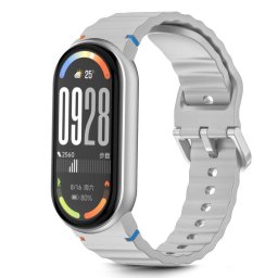 Curea Tech Protect Silicone Sport Xiaomi Smart Band 8 9 10 NFC Crayon Grey